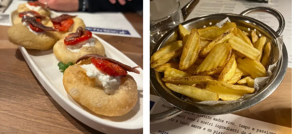 Antipasti e patatine